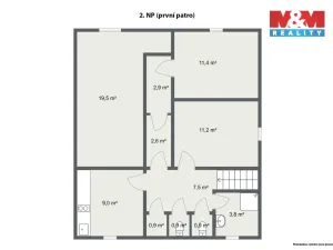 Prodej rodinného domu, Jáchymov - Mariánská, Marie Majerové, 180 m2