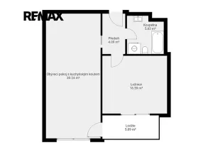 Pronájem bytu 2+kk, Praha - Břevnov, Radimova, 59 m2