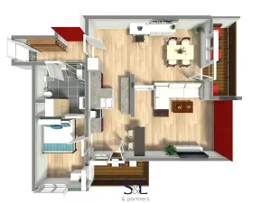 Pronájem bytu 2+kk, Liberec, Nádvorní, 66 m2