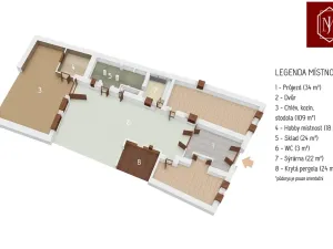 Pronájem zemědělského objektu, Kunžak, Hradecká, 375 m2