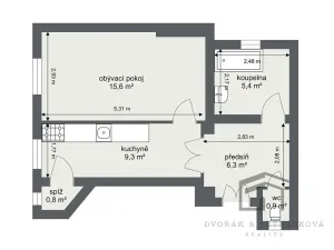 Prodej bytu 1+1, Praha - Vinohrady, Čáslavská, 39 m2