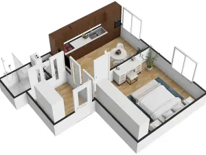 Pronájem bytu 1+1, Újezd u Brna, Rozprýmova, 44 m2