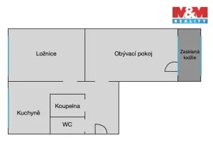 Prodej bytu 2+1, Karviná - Ráj, Ve Svahu, 58 m2