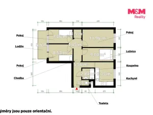 Pronájem bytu 4+1, Horšovský Týn - Malé Předměstí, Masarykova, 71 m2