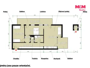 Prodej bytu 3+kk, Strakonice - Strakonice II, Na Ohradě, 88 m2
