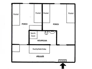 Pronájem bytu 2+1, Praha - Stodůlky, Borovanského, 37 m2