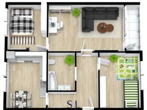 Prodej bytu 3+1, Jablonec nad Nisou, Mechová, 75 m2
