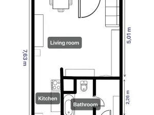 Pronájem bytu 1+kk, Karlovy Vary, Waldertova, 39 m2
