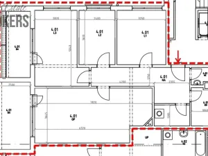 Pronájem bytu 4+kk, Praha - Čakovice, Schoellerova, 102 m2