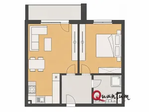 Pronájem bytu 2+kk, Praha - Hrdlořezy, V třešňovce, 46 m2