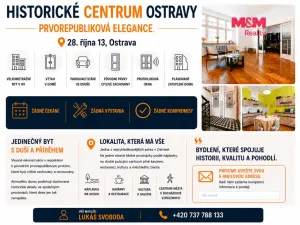 Prodej bytu 3+kk, Ostrava - Moravská Ostrava, 28. října, 83 m2
