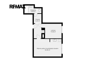 Pronájem bytu 2+kk, Příbram, Čechovská, 46 m2
