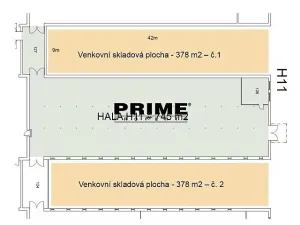 Pronájem skladu, Praha - Horní Počernice, Ve žlíbku, 1501 m2