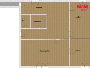 Pronájem bytu 3+kk, Broumov - Olivětín, Dukelská, 56 m2