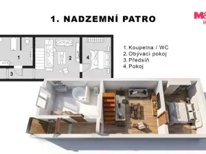 Prodej rodinného domu, Hoštka, Litoměřická, 162 m2
