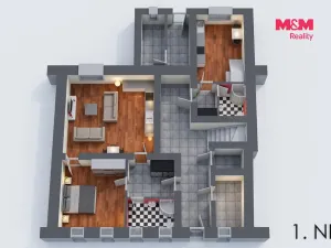 Prodej rodinného domu, Krásno, Náměstí, 348 m2