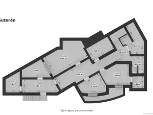 Prodej rodinného domu, Černošice, Dobřichovická, 560 m2