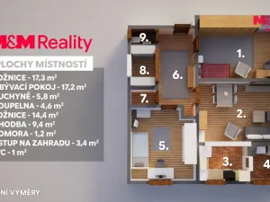 Prodej bytu 3+1, Ústí nad Labem - Klíše, Na Spálence, 71 m2