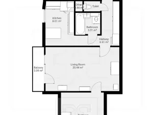 Pronájem bytu 3+1, Strakonice, U Zahrádek, 72 m2