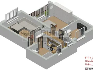 Prodej bytu 3+1, Kly, 102 m2