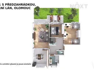 Prodej bytu 3+1, Olomouc, Horní lán, 97 m2