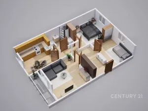 Pronájem bytu 3+1, Děčín, Dvořákova, 75 m2