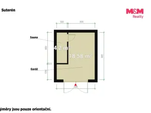 Prodej chaty, Jarov, 43 m2
