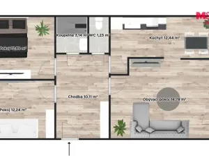 Prodej bytu 3+1, Mladá Boleslav - Mladá Boleslav II, Jana Palacha, 71 m2