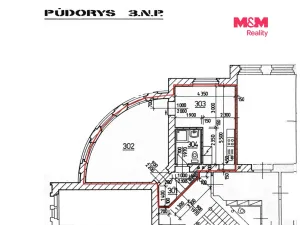 Pronájem kanceláře, Hradec Králové, Šafaříkova, 53 m2