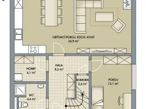 Prodej rodinného domu, Písková Lhota, 138 m2