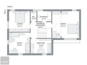 Prodej rodinného domu, Škvorec, 183 m2
