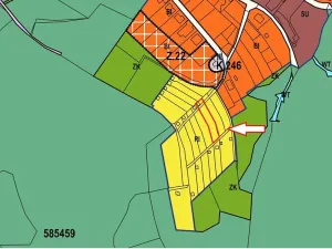 Prodej zahrady, Luhačovice, Antonína Slavíčka, 651 m2