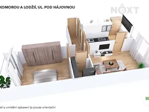 Pronájem bytu 2+1, Šumperk, Pod hájovnou, 56 m2