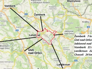 Pronájem bytu 1+kk, Letohrad - Orlice, 30 m2