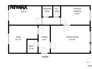 Pronájem bytu 3+1, Nový Jičín, Na Lani, 79 m2