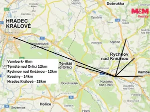 Pronájem bytu 1+1, Kostelec nad Orlicí, Seifertova, 48 m2