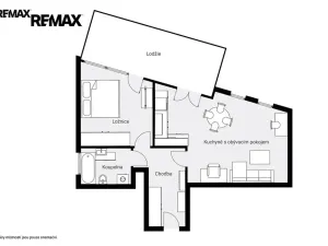 Pronájem bytu 2+kk, Praha - Kamýk, Kramperova, 57 m2