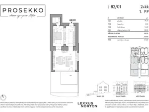 Prodej bytu 2+kk, Praha - Prosek, Na vyhlídce, 67 m2