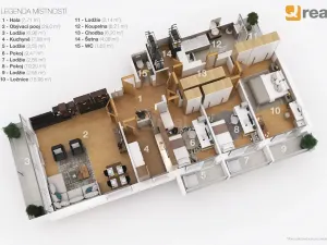 Pronájem bytu 4+1, Praha - Vokovice, Na rozdílu, 100 m2