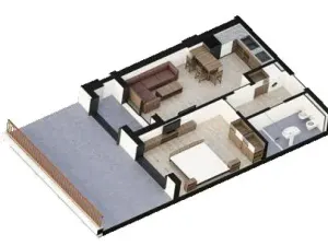 Prodej bytu 2+kk, Golem, Albánie, 55 m2