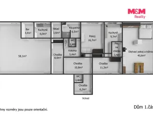 Prodej rodinného domu, Srbice - Háje, 175 m2