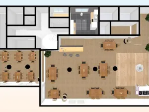 Pronájem restaurace, Nové Město na Moravě, Vratislavovo náměstí, 220 m2