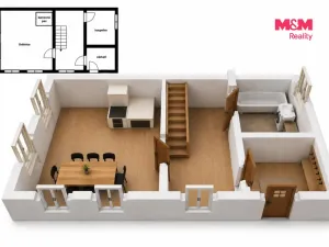 Prodej rodinného domu, Litoboř, 47 m2