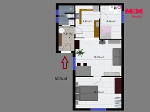 Pronájem rodinného domu, Drobovice, 60 m2
