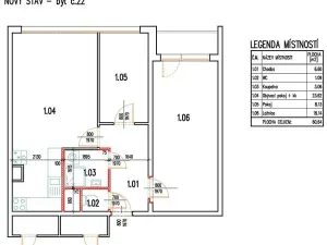 Prodej bytu 3+kk, Praha - Kamýk, Smotlachova, 62 m2