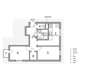 Pronájem bytu 2+1, Praha - Nusle, Boleslavova, 53 m2