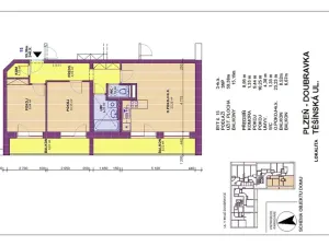 Pronájem bytu 3+kk, Plzeň, Těšínská, 75 m2