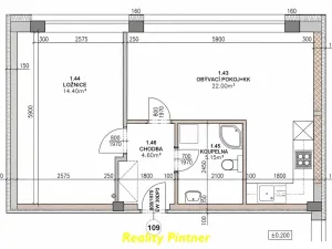 Prodej bytu 2+kk, Strašice, 50 m2