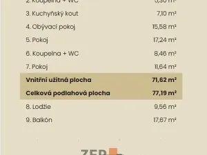 Prodej bytu 3+kk, Mladá Boleslav, 77 m2