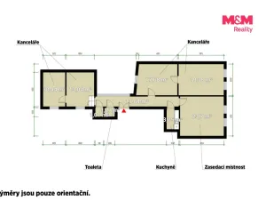 Pronájem kanceláře, Plzeň - Vnitřní Město, Veleslavínova, 112 m2